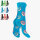 Footstar - Funny Socks / Unisex Socken mit Motiven, 3er-Pack