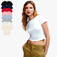 Bella+Canvas - Damen Micro Rib T-Shirt