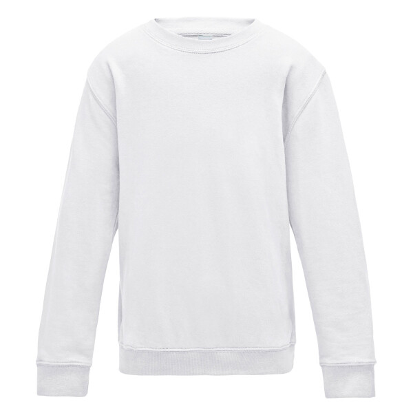 Just Hoods - Kinder AWDIS Sweatshirt JH030J - Arctic White / 3/4 (XS)