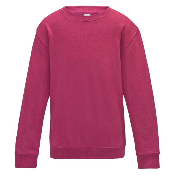 Just Hoods - Kinder AWDIS Sweatshirt JH030J - Hot Pink / 5/6 (S)
