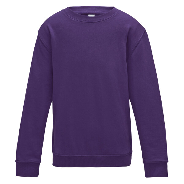 Just Hoods - Kinder AWDIS Sweatshirt JH030J - Purple / 3/4 (XS)