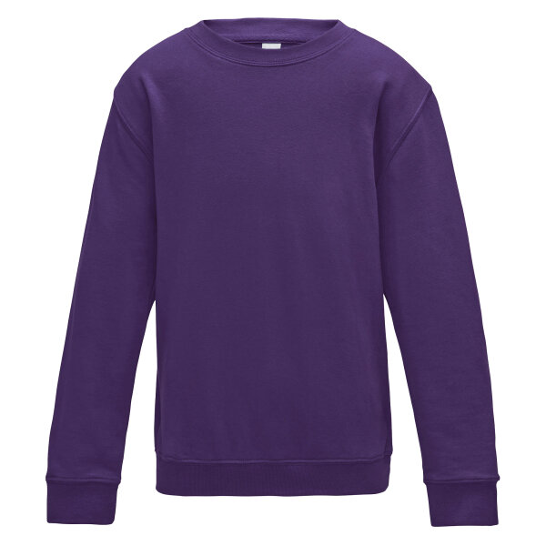 Just Hoods - Kinder AWDIS Sweatshirt JH030J - Purple / 7/8 (M)