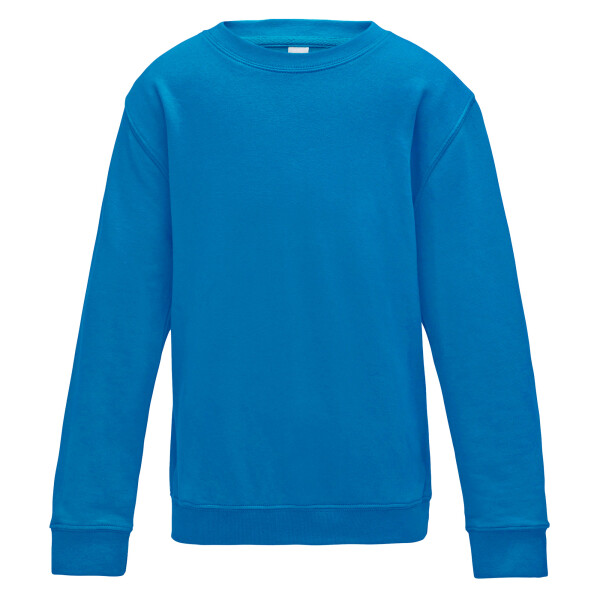 Just Hoods - Kinder AWDIS Sweatshirt JH030J - Sapphire Blue / 3/4 (XS)