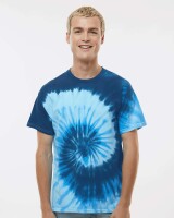Colortone - Unisex Batik T-Shirt Swirl - Acadia / XXL