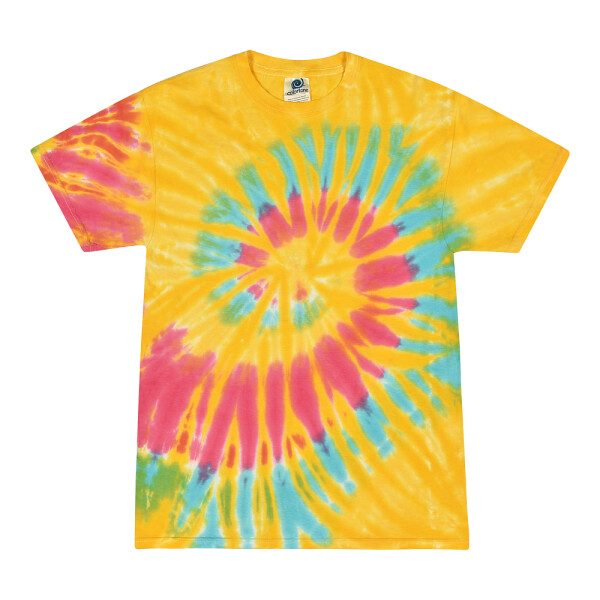 Colortone - Unisex Batik T-Shirt Swirl - Aurora / XL