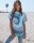 Colortone - Unisex Batik T-Shirt Swirl - Aurora / XL