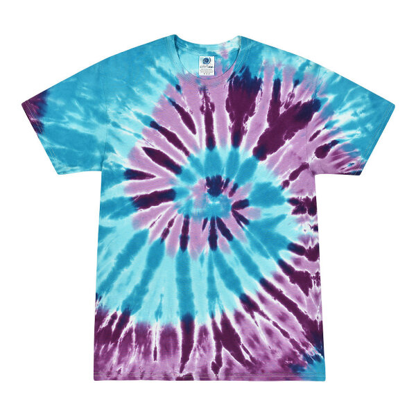 Colortone - Unisex Batik T-Shirt Swirl - Barbados / S