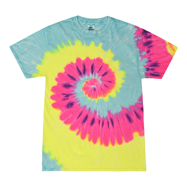 Colortone - Unisex Batik T-Shirt Swirl - Blast / S