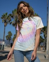 Colortone - Unisex Batik T-Shirt Swirl - Blaze / 5XL