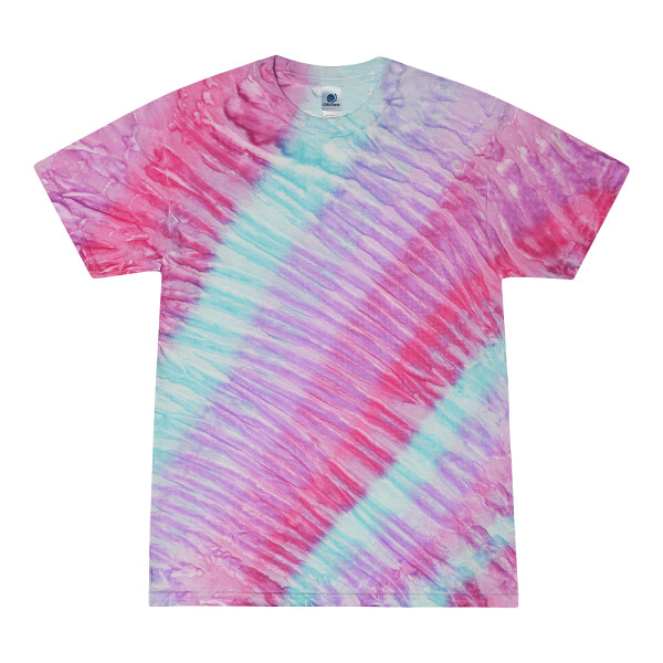 Colortone - Unisex Batik T-Shirt Swirl - Blossom / S