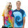 Colortone - Unisex Batik T-Shirt Swirl - Blossom / XXL