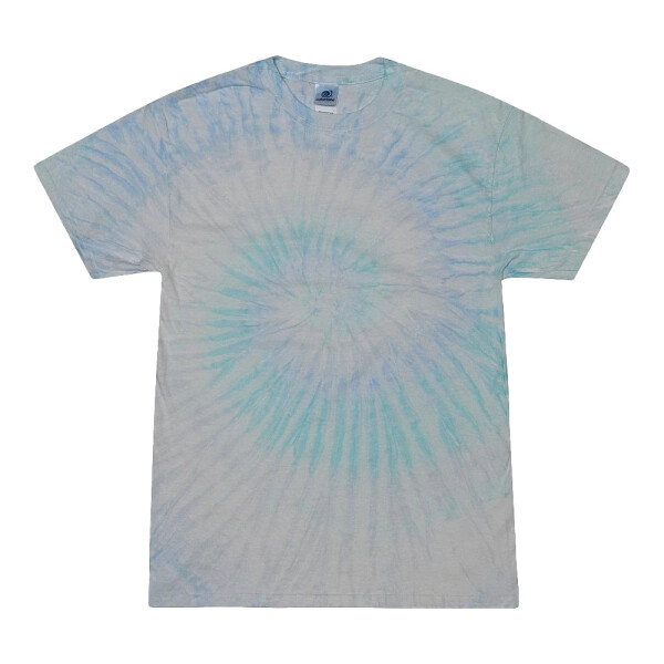 Colortone - Unisex Batik T-Shirt Swirl - Blue Ice / XL