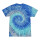 Colortone - Unisex Batik T-Shirt Swirl - Blue Jerry / 5XL