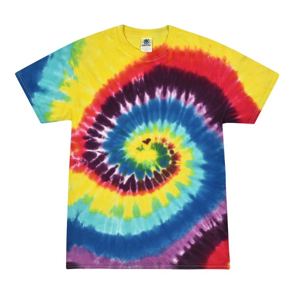 Colortone - Unisex Batik T-Shirt Swirl - Carnival / 5XL