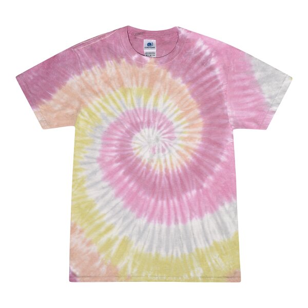 Colortone - Unisex Batik T-Shirt Swirl - Desert Rose / L