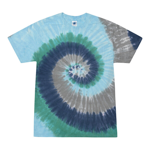 Colortone - Unisex Batik T-Shirt Swirl - Earth / 3XL