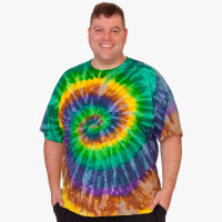 Colortone - Unisex Batik T-Shirt Swirl - Eternity / S