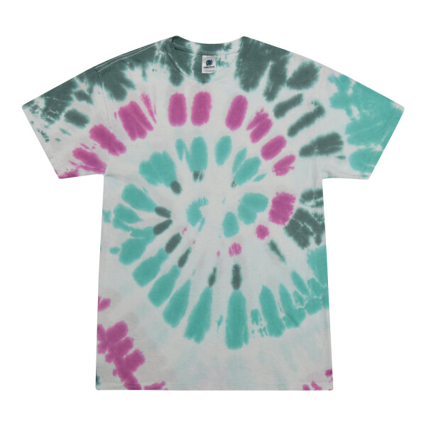 Colortone - Unisex Batik T-Shirt Swirl - Everglades / XL