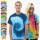 Colortone - Unisex Batik T-Shirt Swirl - Fire Cracker / L