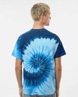 Colortone - Unisex Batik T-Shirt Swirl - Fluorescent Yellow & Lime / S