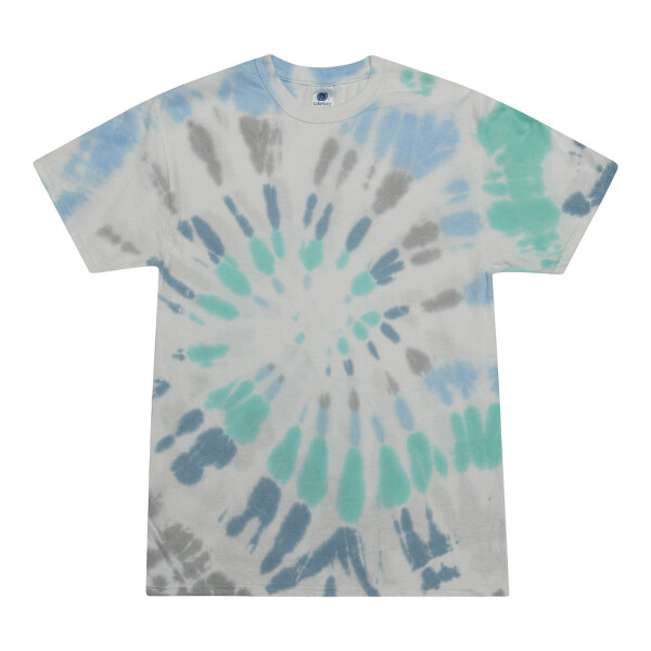 Colortone - Unisex Batik T-Shirt Swirl - Glacier / L