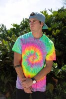 Colortone - Unisex Batik T-Shirt Swirl - Gummy Bear / M