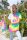 Colortone - Unisex Batik T-Shirt Swirl - Gummy Bear / M
