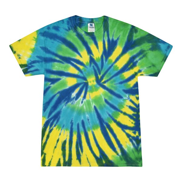 Colortone - Unisex Batik T-Shirt Swirl - Karma / M