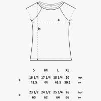 Continental - Damen Bambusviskose Raglan T-Shirt N43