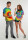 Colortone - Unisex Batik T-Shirt Swirl - Cherry Cola / 3XL