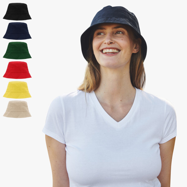 Neutral - Bucket Hat / Fischerhut - Bio Fairtrade Baumwolle - O93060 |  TicTex, 11,65 €