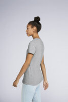Gildan - Premium Cotton Damen T-Shirt mit V-Ausschnitt...