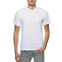 Logostar - T-Shirt mit V-Ausschnitt -...