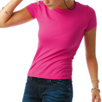 B&C - Damen T-Shirt Polycotton in Neonfarben...